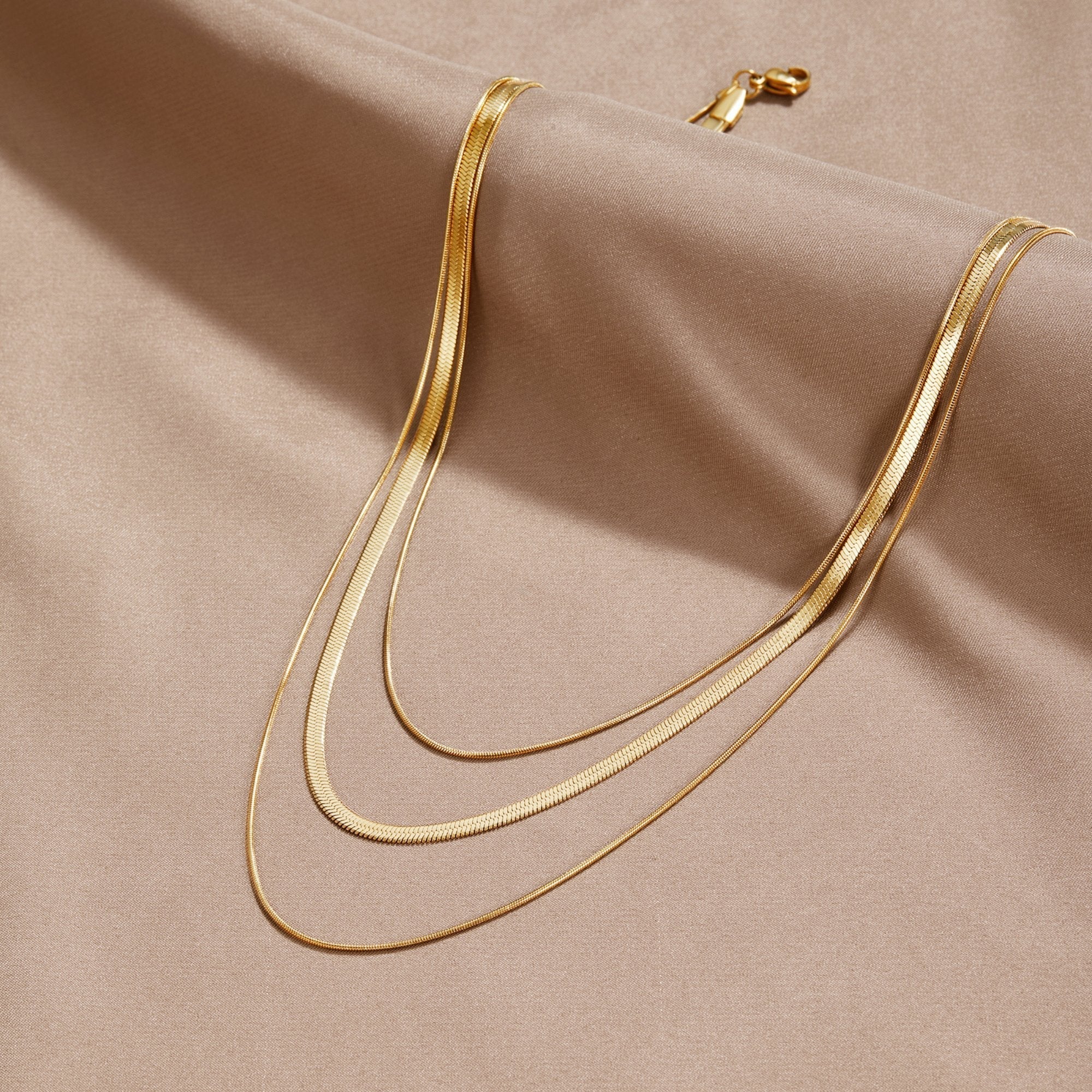 Avielle Multi-Layered Necklace | Gold - Image 3