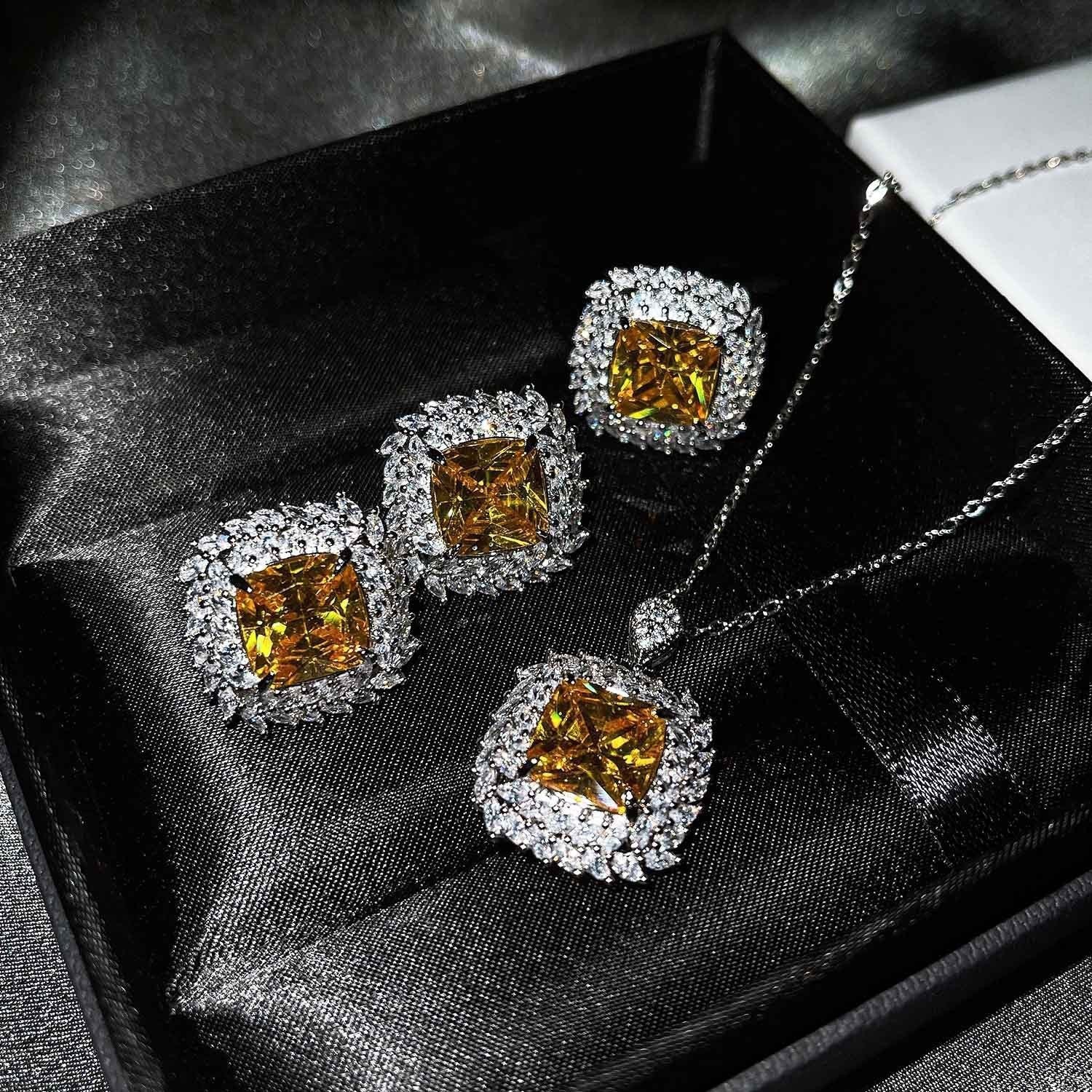 Caelith Verdane Pink Set | White Gold - Image 3