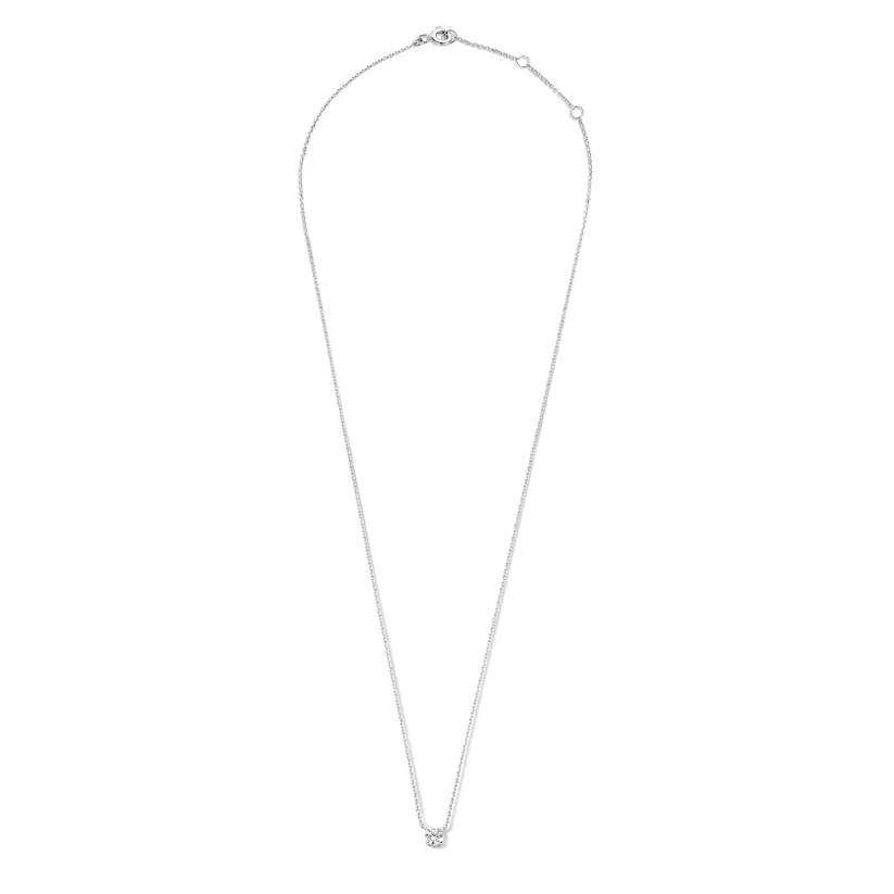 Cléa Stone Necklace | White Gold - Image 8