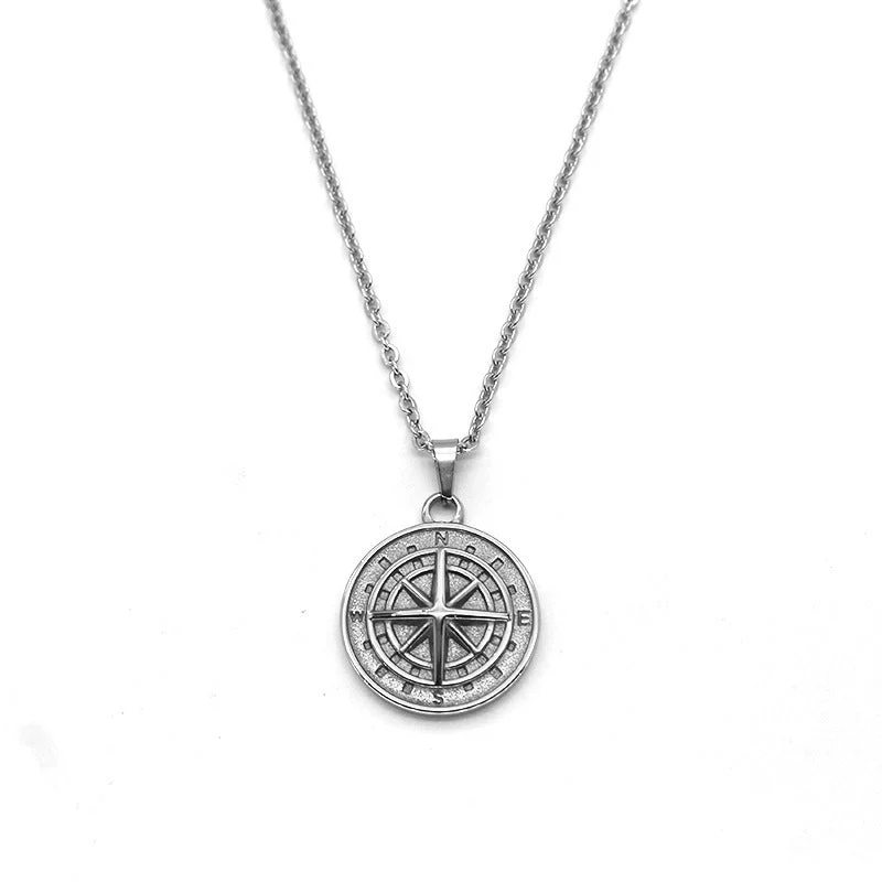 Compass Pendant Necklace | Gold - Image 2
