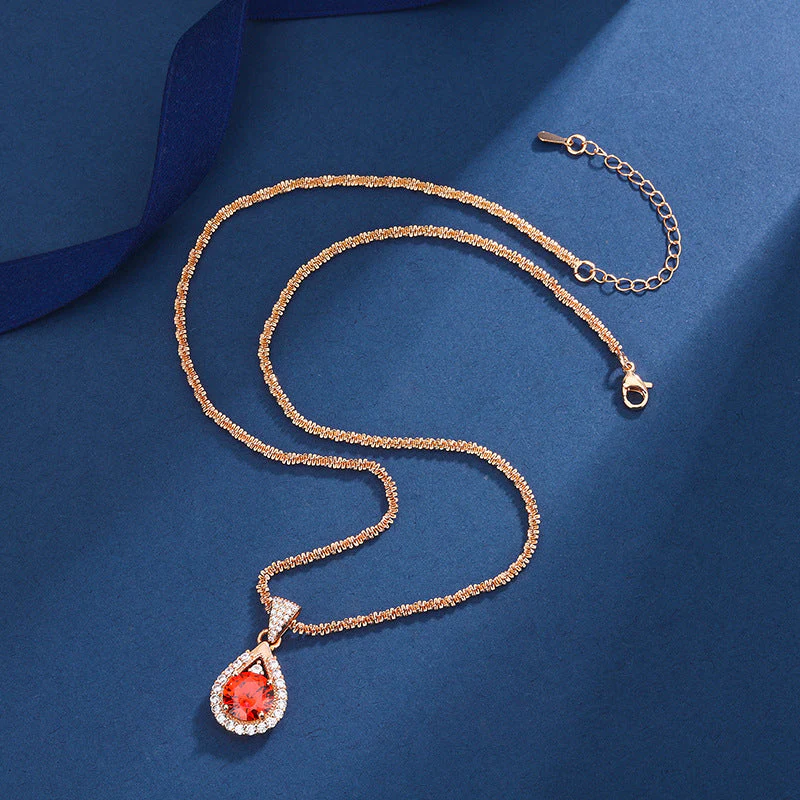 Crimson Champagne Set | Rose Gold - Image 4