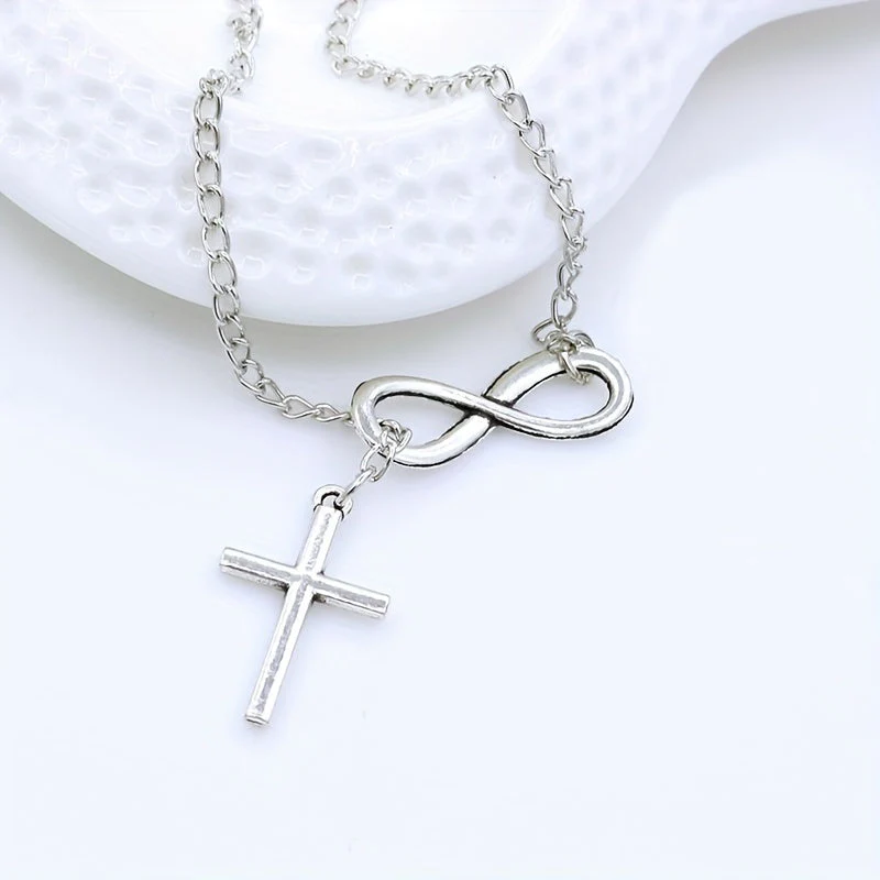 Eternal Cross Pendant Necklace | Gold - Image 2