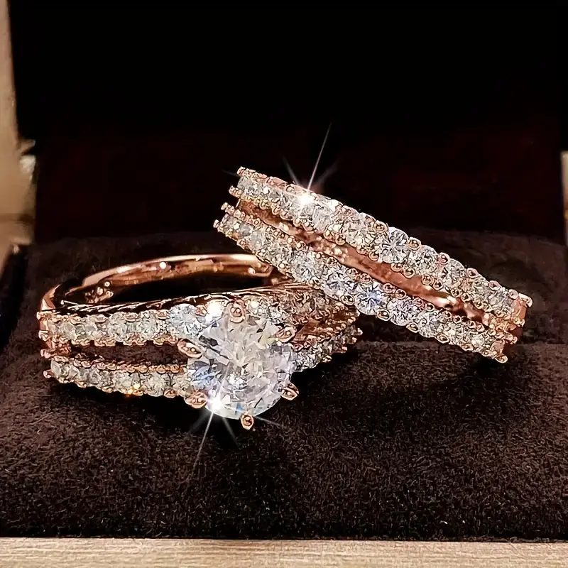 Eternal Radiance Ring Set | White Gold - Image 3
