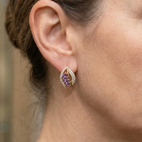 Isola Lilavere Earrings | Rose Gold - Image 2