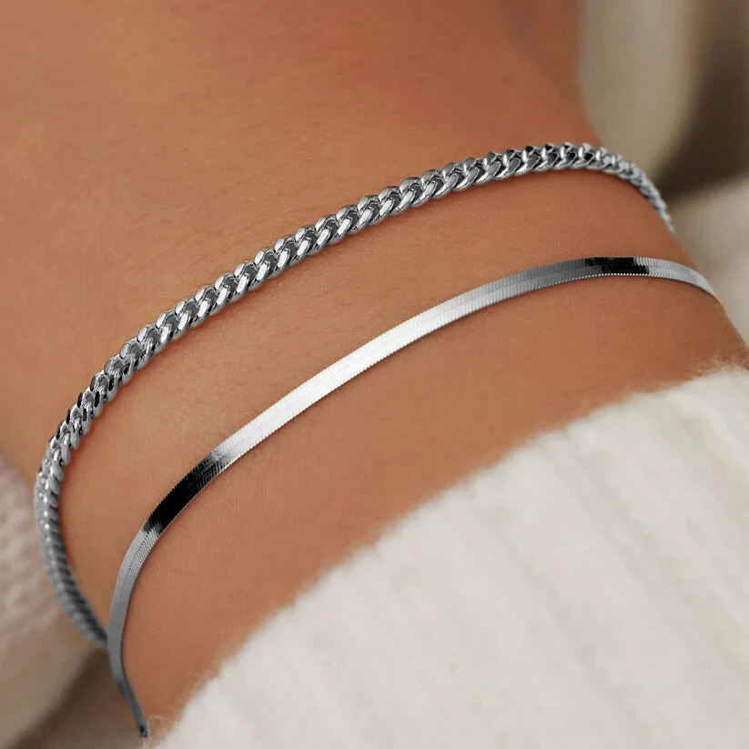 Soleil Serpent Bracelet | White Gold - Image 4