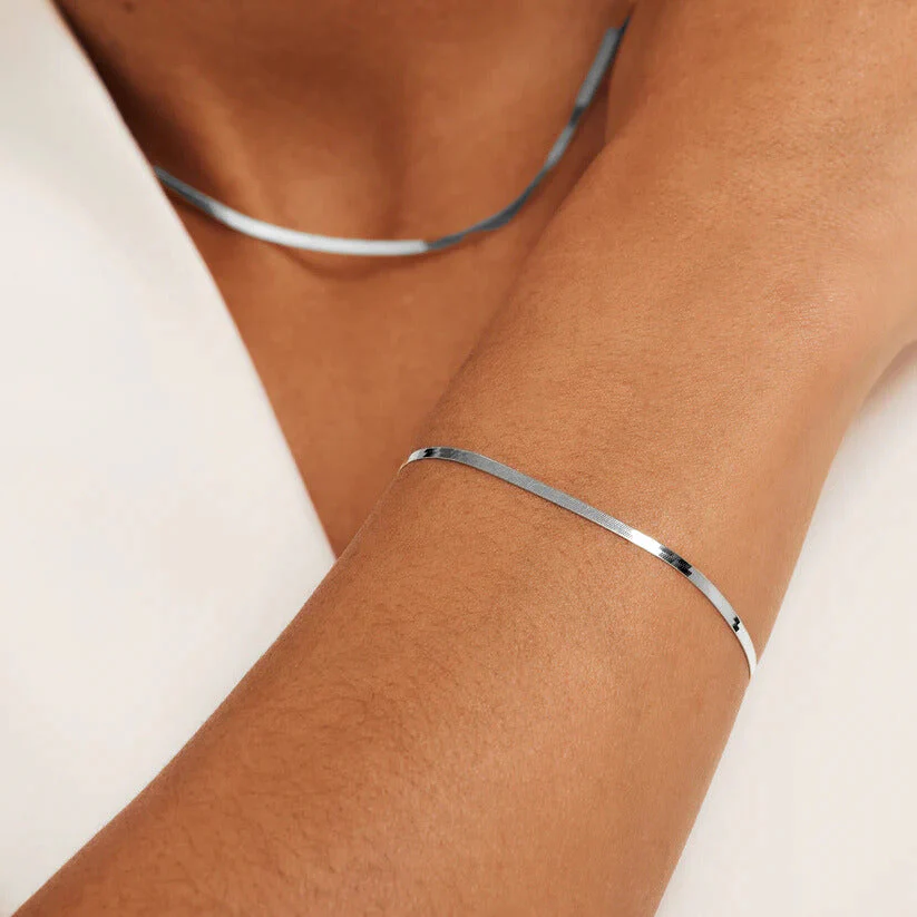 Soleil Serpent Bracelet | White Gold - Image 5