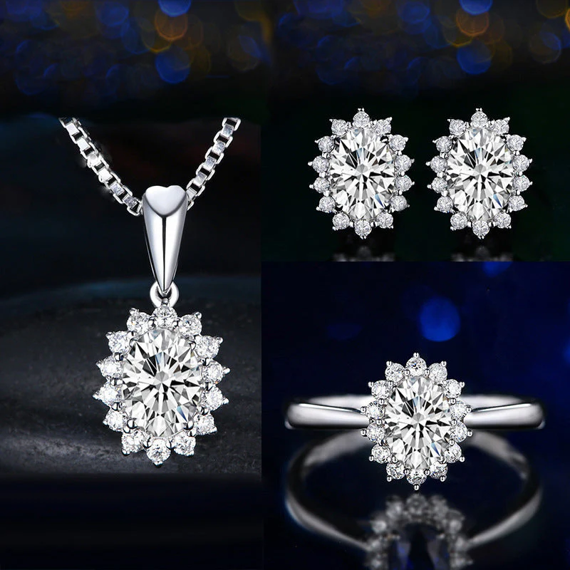 Sophia Fleurane Blue Set | White Gold - Image 2