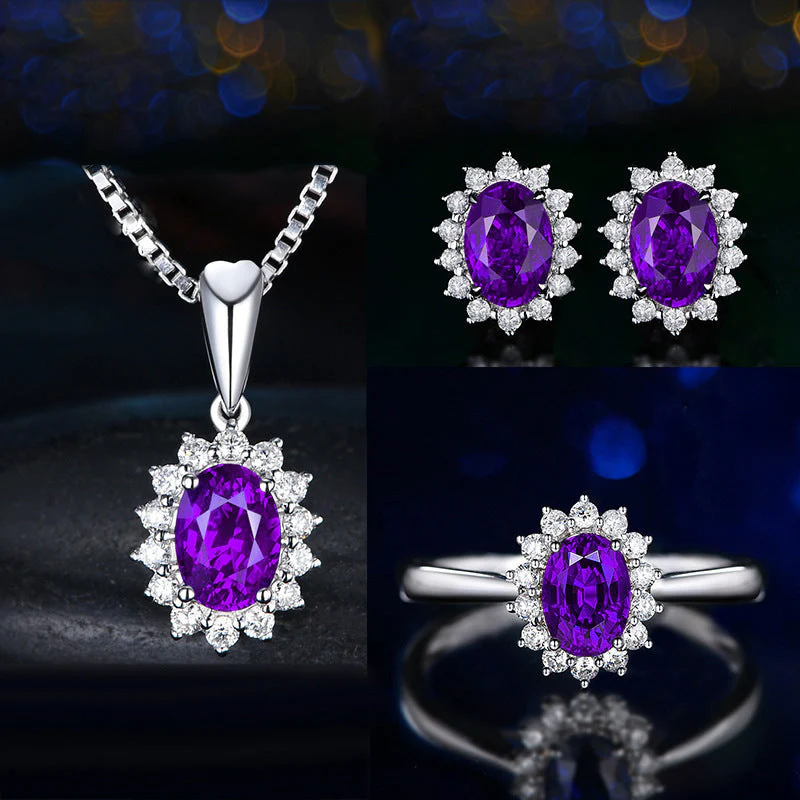 Sophia Fleurane Blue Set | White Gold - Image 6