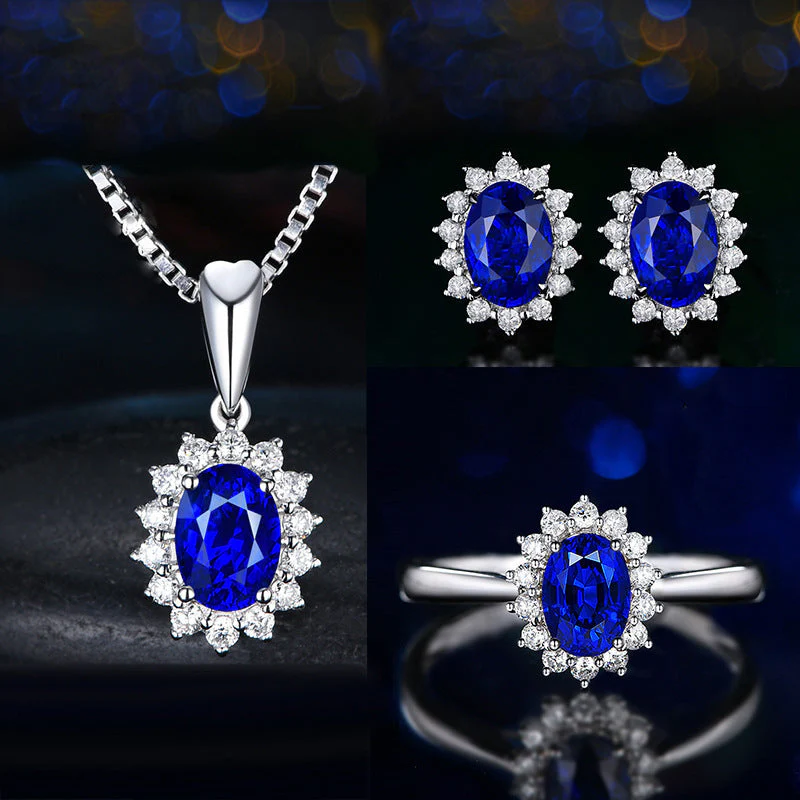Sophia Fleurane Purple Set | White Gold - Image 6