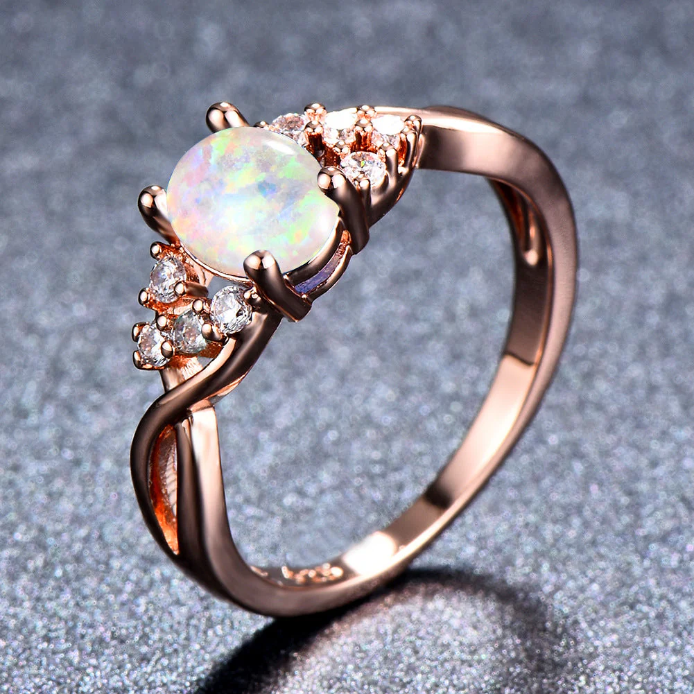 Sylva Moonhart Purple Ring | Rose Gold - Image 2