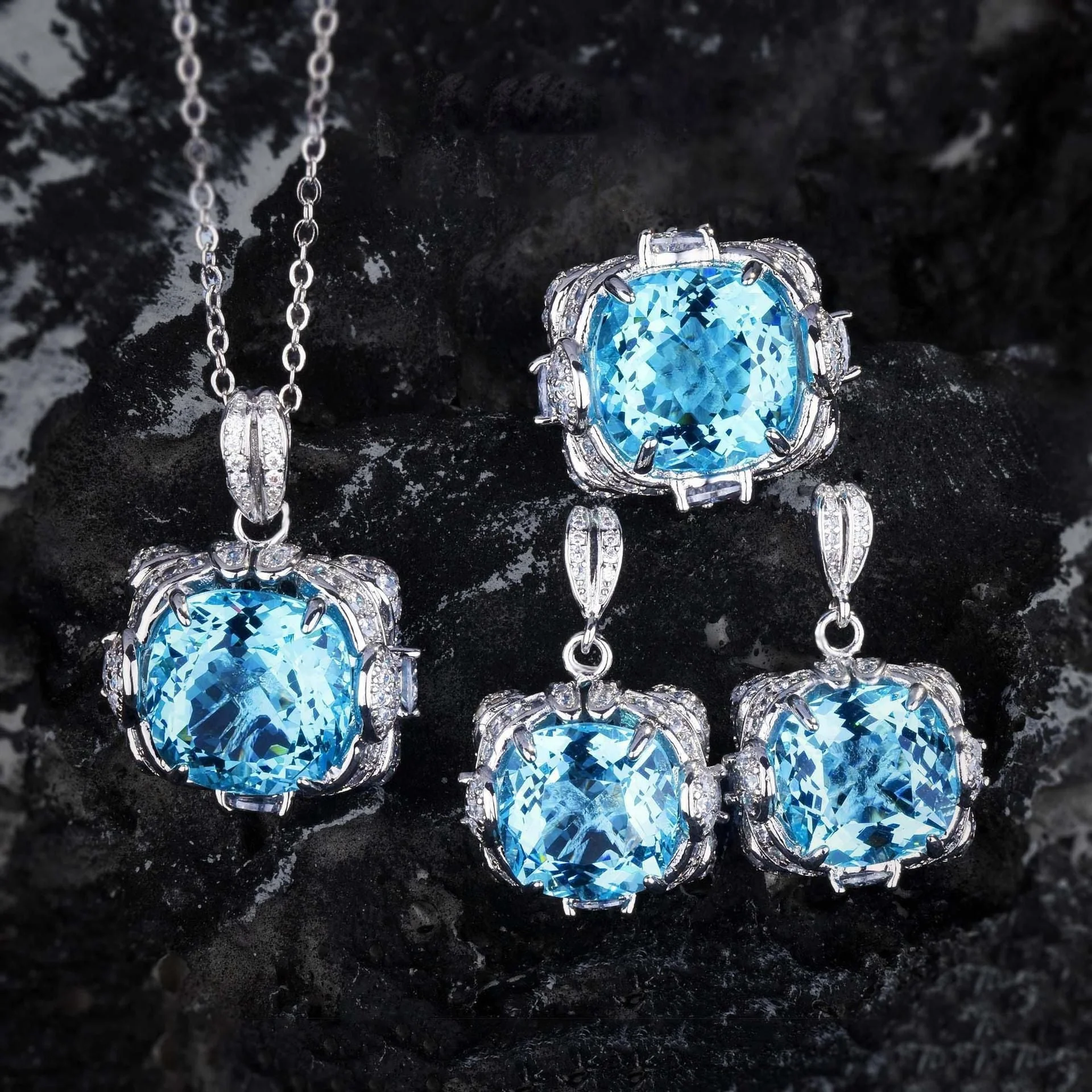Velora Thandrelle Green Set | White Gold - Image 2