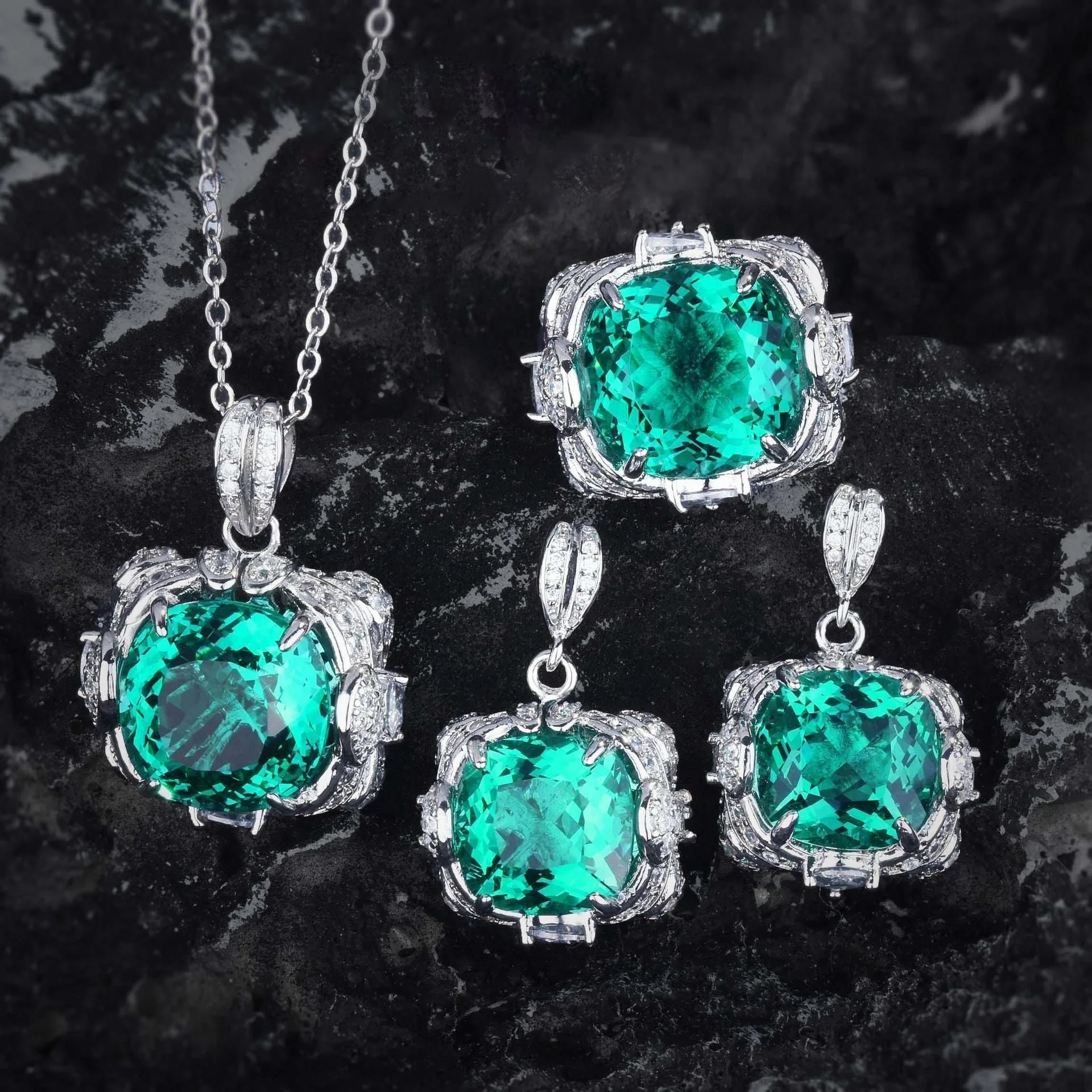 Velora Thandrelle Orange Set | White Gold - Image 2