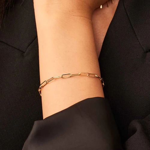 Venice Link Bracelet | White Gold - Image 2